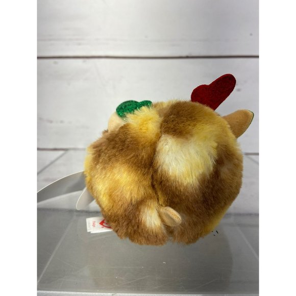The Ty Puffies Collection Mini Fudge The Christmas Reindeer - Picture 2 of 8